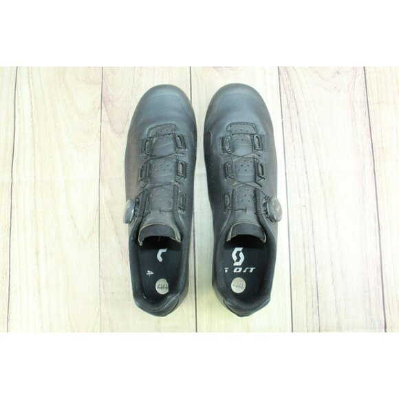 Scott Lightweight Black Leather Adjustable Boa Lace Cycling Shoes Size 10 - Picture 7 of 9
